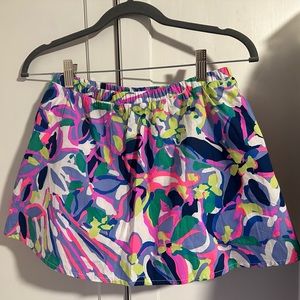 NWT Lilly Pulitzer Sam skort girls XL, Havin a blast